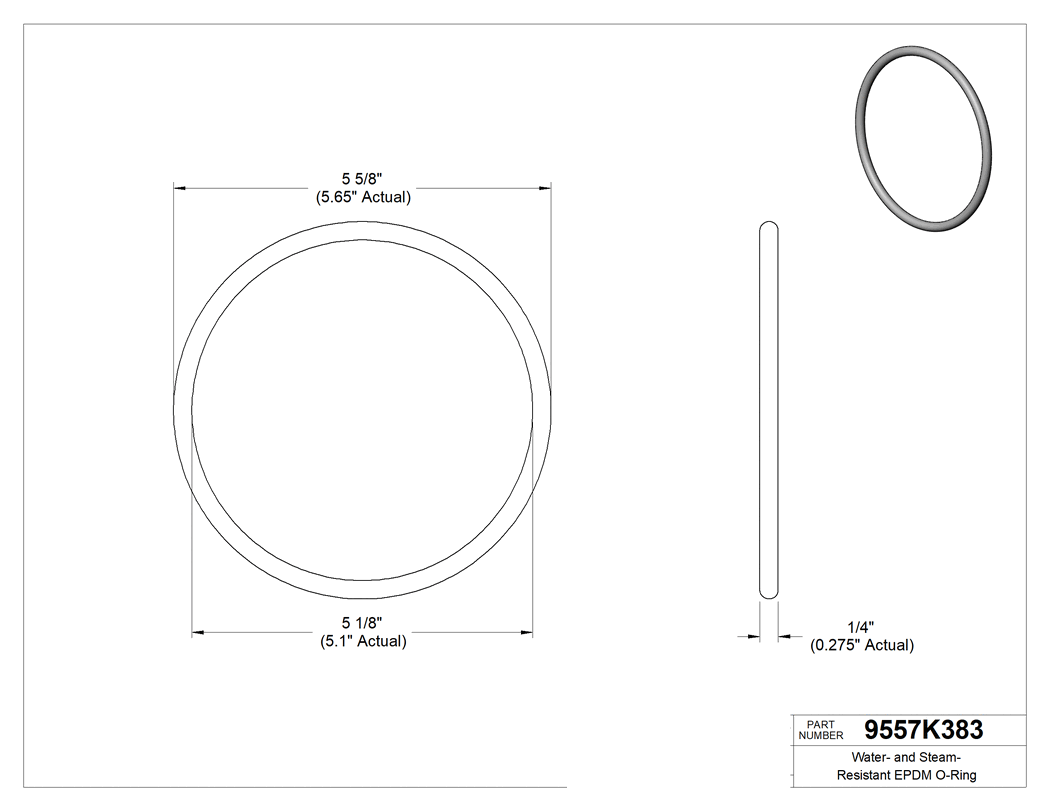 Technical drawing - 9557K383
